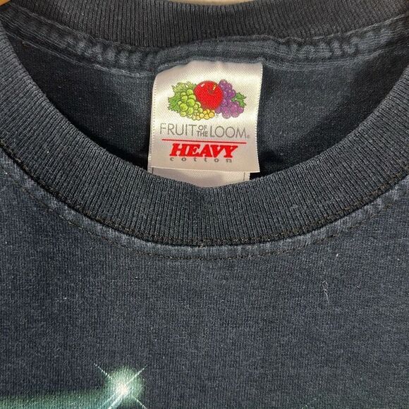 ZZ Top Black Band Concert Tee Shirt size S Small Fruit of the Loom Heavy Cotton - Picture 3 of 7